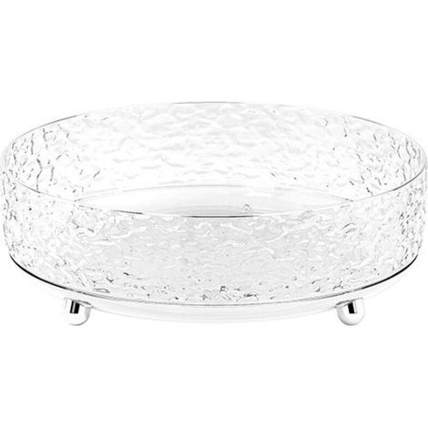 Rotating cosmetic storage box Home bathroom table skin care products storage turntable dresser rack (1/4)