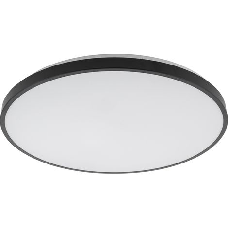 Plafoniera bagno tonda 49cm LED 32W 4000K nera Nowodvorski (1/5)