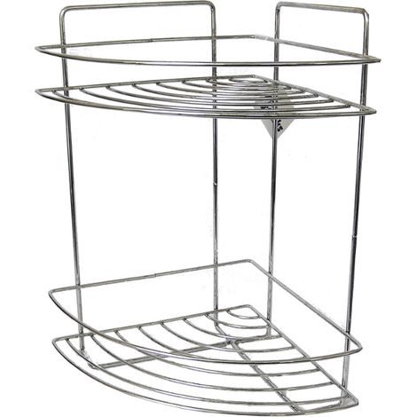 Ripiano in acciaio inox a 2 livelli 24453
