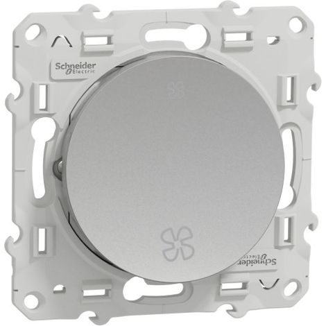 Interrupteur VMC ODACE sans position arrêt aluminium SCHNEIDER ELECTRIC S530233 (1/3)