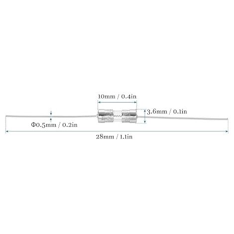 Fusibles à Cartouche Verre 3,6x10 mm (1/3)
