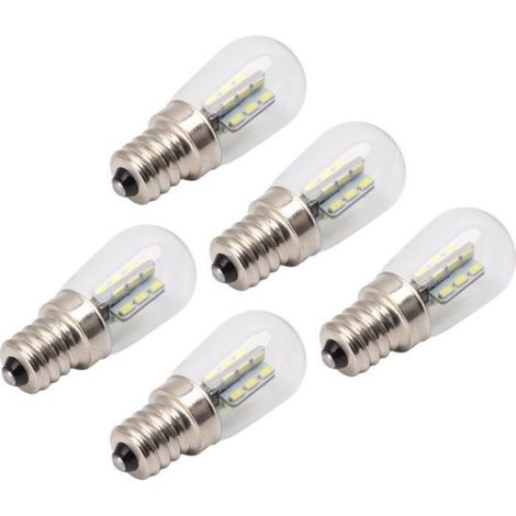 Ampoule E12 - 120 V - 24 LED - Pour Réfrigérateur - Lot De 5 (1/5)
