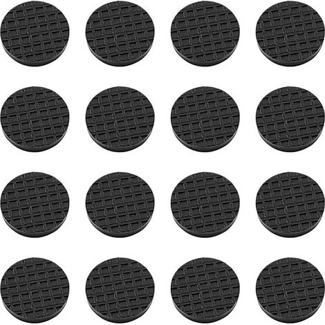16 Pièces Protection pour Meubles Patin Antiderapant, Tampons Autocollant, Protecteur de Sol Tampon, Ronds, 20MM