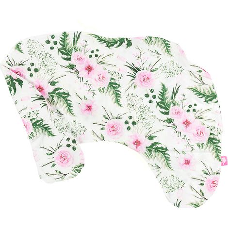 Fodera per cuscino allattamento BabyUniverse piccola, 100% cotone - Fantasia Giardino (1/4)