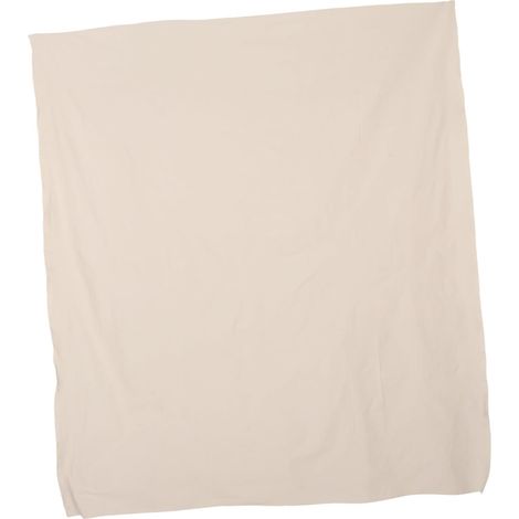 Housse de protection réutilisable et lavable en tissu de coton blanc (1/5)
