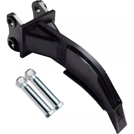 Crochet de ripper en acier allié, outil de creusement pour mini-pelles de 0,8 à 1,5 T, portée de 90 mm, diamètre de perçage de 25 mm, empattement central de 90 mm. (1/5)