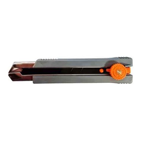 CUTTER SUPER PROFESSIONALE IN ABS GOMMATO CON ROTELLA 25 MM - IDEAL STAR