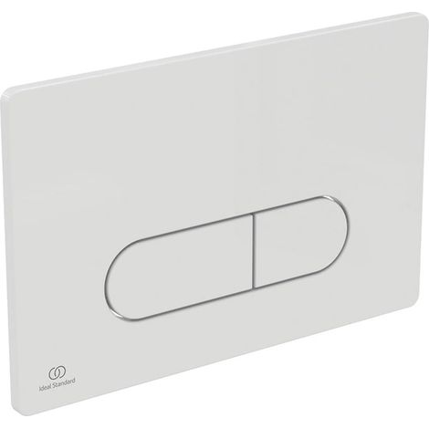 Ideal Standard Oleas P1 Pneumatic Dual Flush Plate - White (1/3)