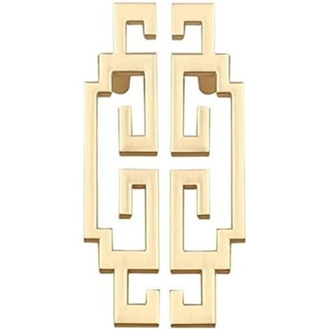 2 Pièces Poignées de Cuisine Or Entraxe 96mm Brillantes Poignées de Meuble Dorées pour Armoire Commode Placard Salle de Bain Cuisine Chambre Tiroir (Vis inclus) (1/5)
