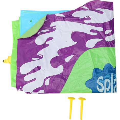 Toboggan aquatique avec jets d'eau, jouet d'extérieur pour pelouse, jardin, fête d'été pour enfants, HS0219 (1/5)