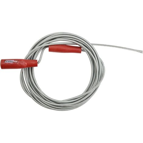 strumento per pulizia scarichi awtools spiral drain rod flessibile senza chimici
