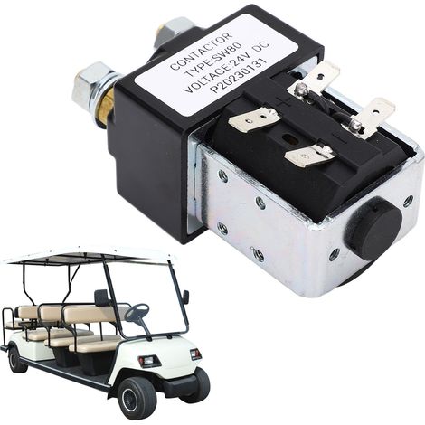 24V SW80 Relais-Magnetventil, kompatibel mit Ezgo Gabelstaplern und Golfwagen (1/5)