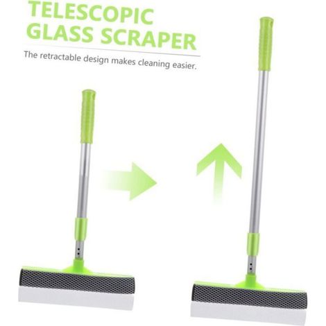 Nettoyeur multi-surfaces - Unbrand - Manche télescopique réglable - Détachable - Utilisation sur vitres (1/5)