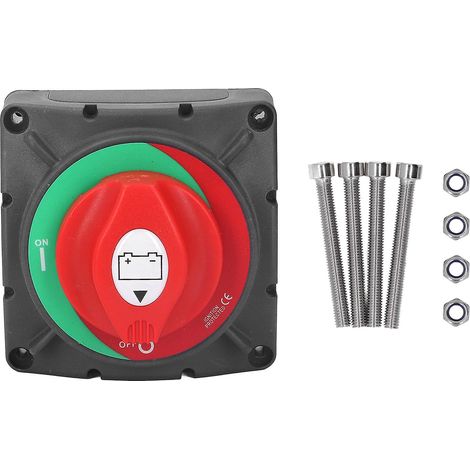 Interrupteur de déconnexion de batterie - Isolateur à bonne conductivité pour coupure d'alimentation des équipements de grande taille (1/5)