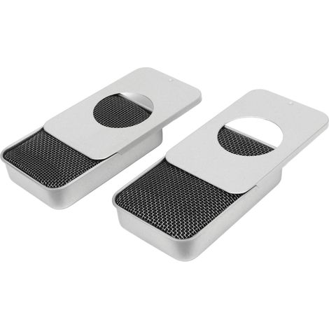 Réchaud de camping portable en acier inoxydable avec coton ignifugé (lot de 2) pour barbecue en plein air (1/5)
