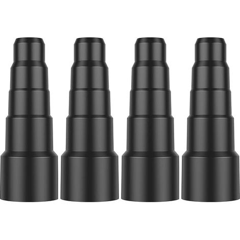 4 Pièces Adaptateur Aspirateur, 23/30/34/42/50 mm Embout Aspirateur Universel,Adaptateurs Tuyau Aspirateur kit pour Makita, Kärcher, Accessoires (1/4)