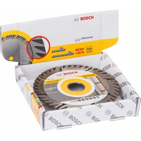 Bosch Disco de corte con diamante Standard 125 mm pack de 10 (1/2)