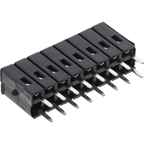 Connecteur femelle pour CI, 16 contacts, 2 rangées, 2.54mm, Traversant, Droit (1/2)