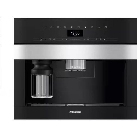 Miele – Cafetière à piston encastrable CVA 7440 – Inox/Clean Steel – Système à grains – DoubleShot – Profils utilisateurs programmables 10