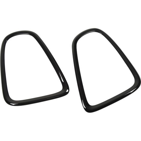 Deux anneaux décoratifs pour feux arrière, unisexes, noir brillant, élégants et modernes, 51132752243, compatibles avec R56 R57 R58 R59 (1/5)
