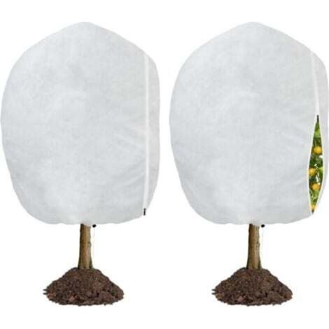 Lot de 2 Voile Hivernage Plante Exterieur, Housse Hivernage pour Plantes,Voile D'hivernage 240 X 200cm, Bache Hivernage Protection Plante Hiver pour Olivier Palmier Citronnier Arbre (1/4)