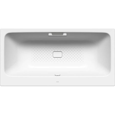 Kaldewei Avantgarde - Bañera rectangular Asymmetric Duo 744, 190x100 cm, con orificios para asas, antideslizante en todo el ancho, blanca 274434010001 (1/3)