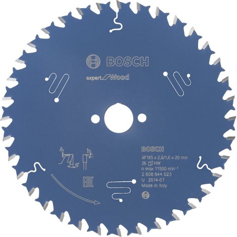 Lame de scie circulaire Bosch Expert Wood 10038334 165x2,6x20 36Z