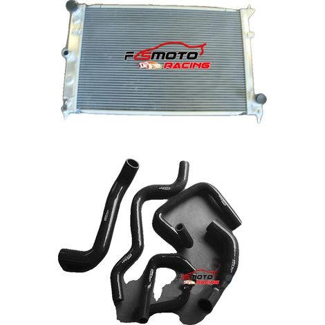Radiador de aluminio, tamaño del núcleo 650 mm x 420 mm x 50 mm, tamaño total 770 mm x 450 mm x 65 mm, entrada/salida 35 mm/38 mm, compatible con Falcon V8 Fairmont XR6 Turbo, eficiencia de refrigerac (1/5)