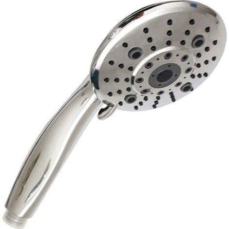 Trade Shop - Soffione Doccia Doccetta 3 Getti Ricambio Universale Attacco 3/4" Art. 82210 -