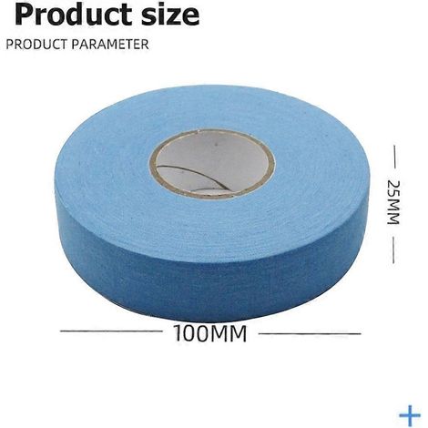 1 rouleau de ruban adhésif pour hockey sur glace, ruban adhésif sportif transparent, haute adhérence, résistant à l'usure, antidérapant, équipement de protection, bleu. (1/4)
