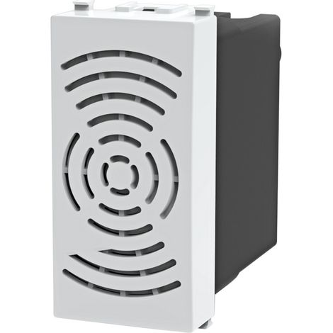 Ronzatore elettrico 230V per campanello bianco compatibile anche con Vimar Plana
