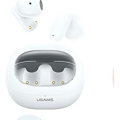 Bluetooth 5.3 TWS USAMS Kabellose Kopfhörer Weiß (1/5)