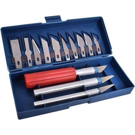 Kit D'Outils de Découpe de Modèle d'impression, Outil de Sculpture de Gomme, Outil de Retrait de Matériau pour Un Travail de Précision (1/5)