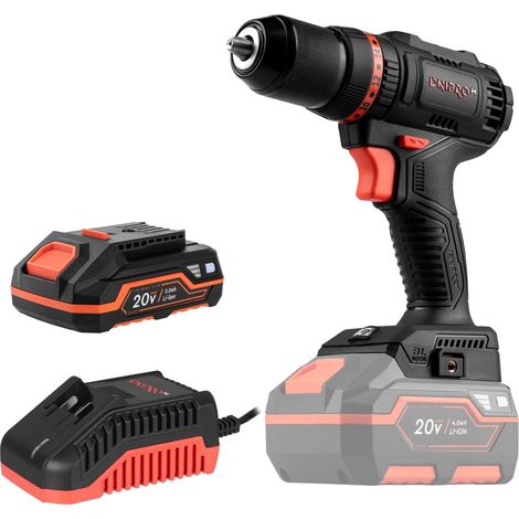 Dnipro-M Taladro Atornillador CD-201HBC Compact - Brushless 20V 45Nm con Percutor, 2 Velocidades, Portabrocas 13mm - Batería 2Ah y Cargador (1/5)