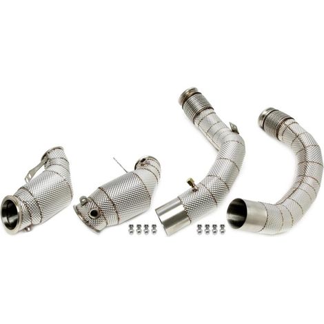 Downpipe Echappement Inox BMW X5 M F95 de 2020 a 2022-avec cata-41160238 (1/3)