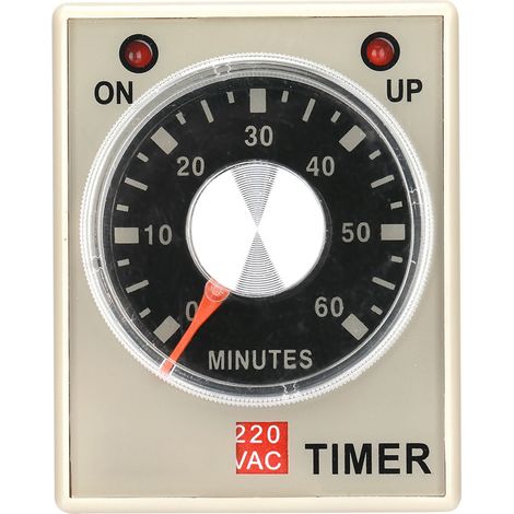 220VAC 60 Minutes Power On Delay Timer Time Relay AH3-3(60M)