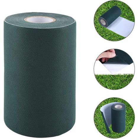Nastro di Giunzione Non Adesivo per Prato Sintetico Colore Verde cm 20 x 10 mt (1/5)