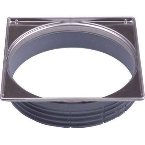 Portagriglia  con cornice in acciaio inox , sistema “Klick-Klack”