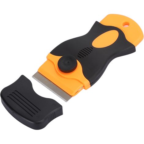 Kit de démontage et de nettoyage de 2 pièces pour écrans de téléphone portable, comprenant un grattoir et une lame en plastique pour dissolvant la colle UV.