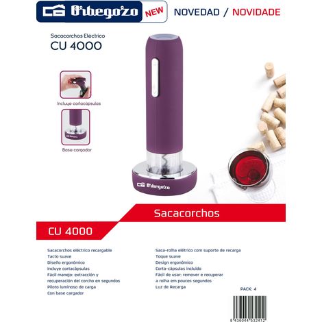 Cavatappi elettrico Orbegoz CU 4100 Rif. 16578