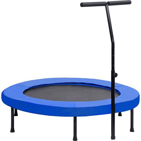 vidaXL Fitness Trampoline with Handle and Safety Pad 122 cm (1/5)