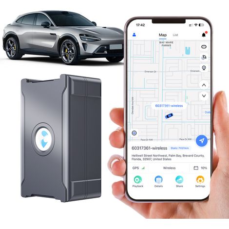 GPS-Tracker für Auto Diebstahlschutz Echtzeit-Ortung Vibration Geo-Zaun Alarm (1/5)