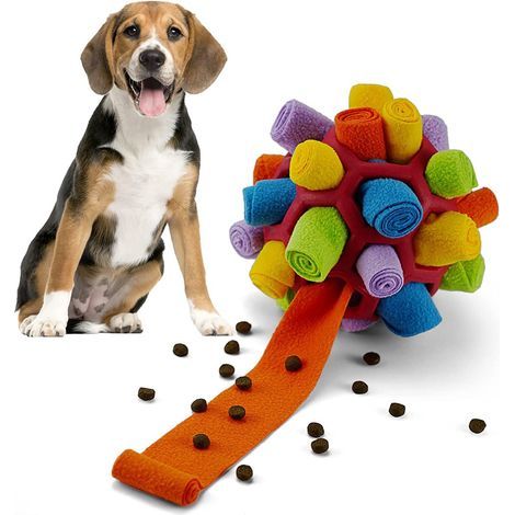 Balle à renifler - Balle à grignoter sûre - matériel - Tapis à renifler pour chien - Tapis à renifler pour chien et chiot - Agility pour le chien - Tapis à lécher - Jeu cérébral pour chien (1/5)