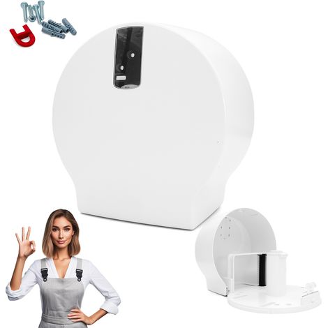 Dispenser gigante di carta igienica S bianco (1/5)