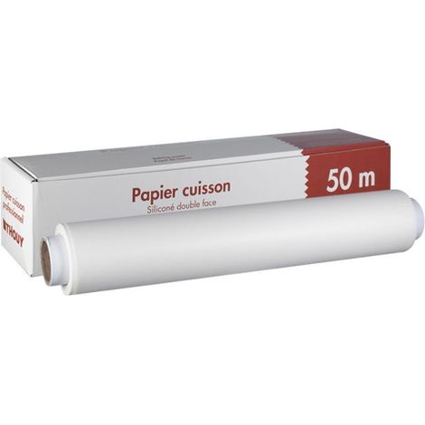 Boîte distributrice papier cuisson sulfurisé siliconé 38 cm x 50 m (1/3)