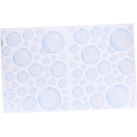 Sticker Mural Bulles Décoration Murale Pour Chambre Et Salon En Pvc Résistant à La Déchirure Autocollant Décoratif Adhésif Pour Surfaces Planes Usage Intérieur (1/5)