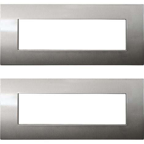 gloca Placche Plastica Compatibili Arké (2 Pezzi Bronzo, 7 Posti) (1/4)