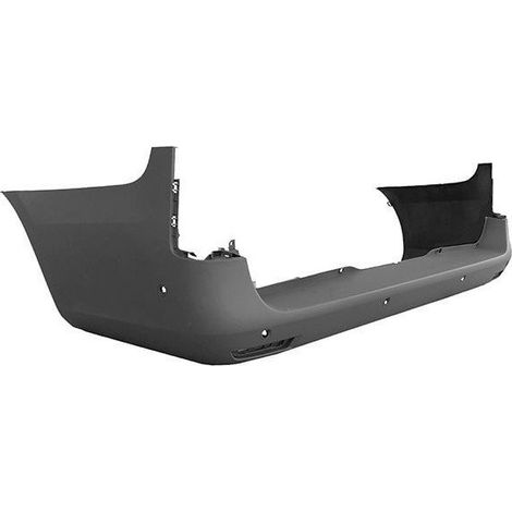 Pare-choc arrière à peindre avec 6 trous radars chassis long Mercedes Vito W447 2014-2019