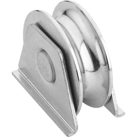 Galet à souder forme de U INOX 303-304L - largeur: 20 - Diamètre: 100