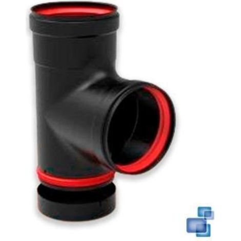 Te recoge hollín M-H diámetro 100mm acero inoxidable vitrificado - FIG